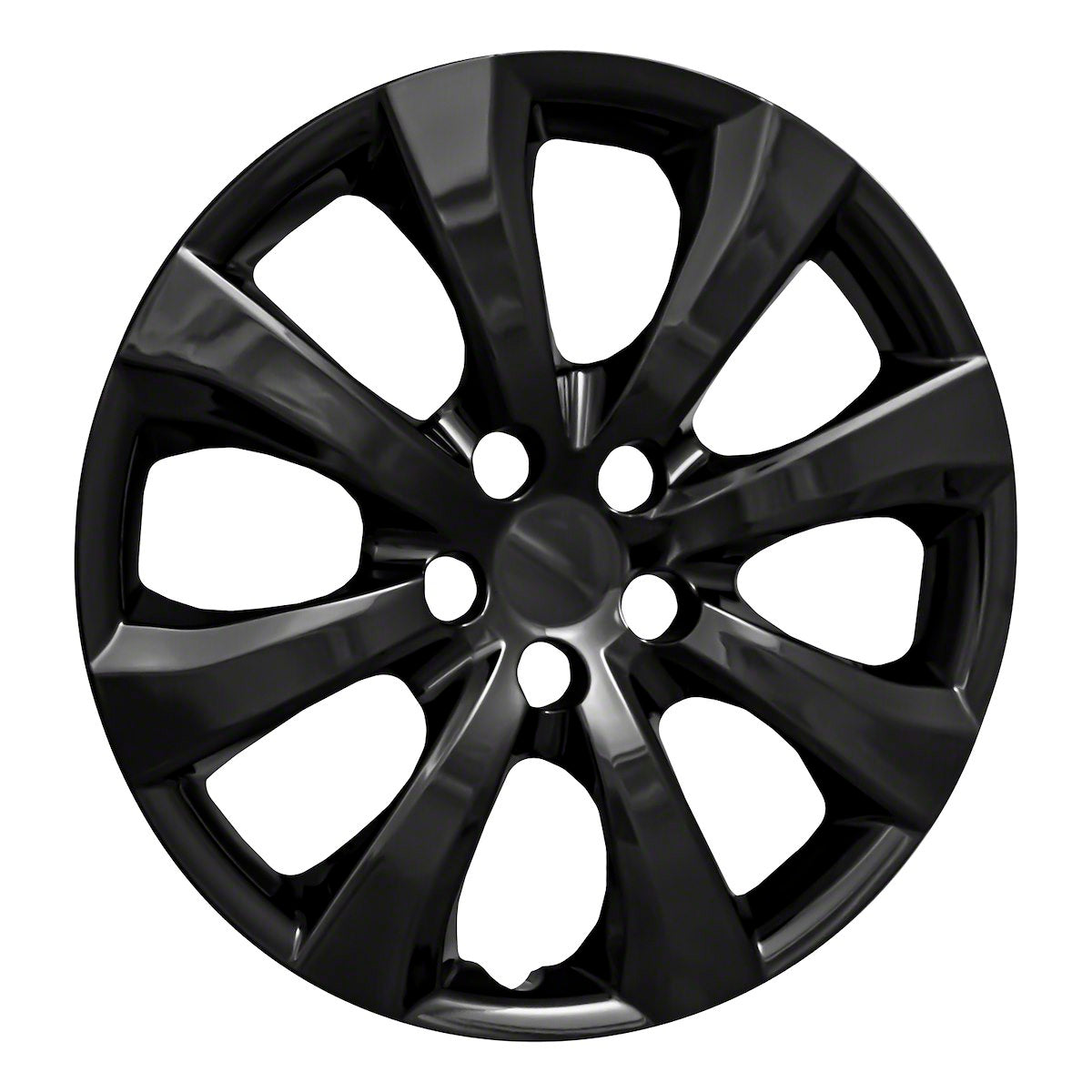 Coast2Coast Wheel Cover, 16 in, Painted Glossy Black, Set Of 4 - IWC54216BLK