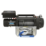 Superwinch Winch, 12 V Electric, 18000 lb Line Pull Capacity, 85 ft Wire Rope - 1518000