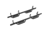 N-Fab Nerf Bar, RS Series, 2 in Round Bent, Black Textured Powder Coated - 518416612