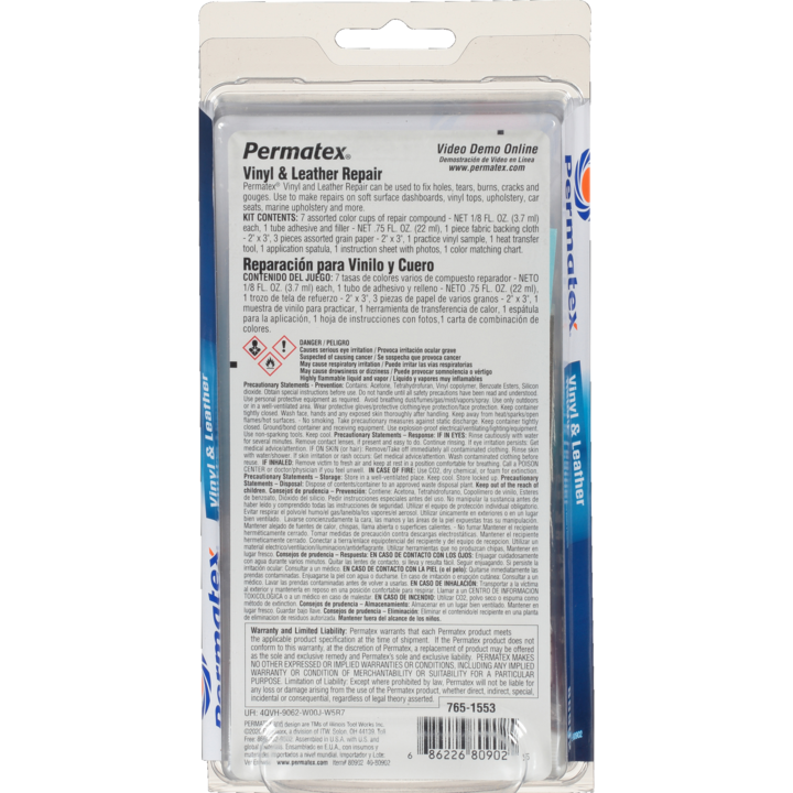 Permatex Vinyl Repair Kit - 80902