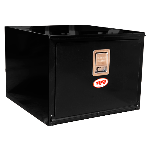 RKI Tool Box, H-Series, Black, Steel - H241824