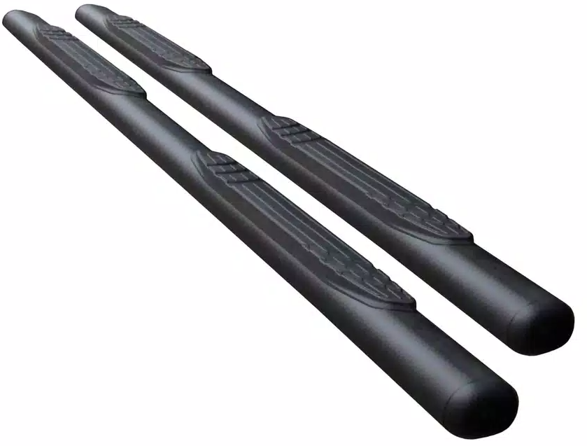 Big Country Nerf Bar, 4 in Oval Straight, Textured Powder Coat, Black - 104401800