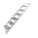 Torklift Entry Step, 6 Manual Folding Steps: 20 in Step Width x 8 in Tread Depth and 6 in Rise, 14 to 15 in Collapsed Height - A7806