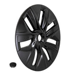 Coast2Coast Wheel Cover, 19 in, 7 Spoke, Gloss Black, Set Of 4 - 56619BLK