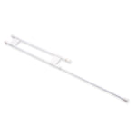 Camco Refrigerator Content Brace, Bar Extends From 19 in Length to 34 in Length, White Plastic - 44074