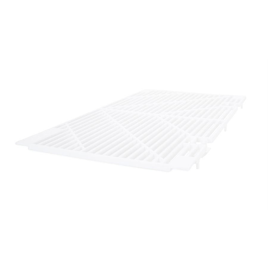 Camco Air Conditioner Ceiling Assembly Grille, 14-1/8 in Length x 7-11/16 in Width, White, With 1 Grille And 1 Filter - 40409