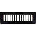 Valterra Heating/Cooling Register, 2-1/4 in Width x 10 in Length, 2-Hole, Black - A10-3366VP