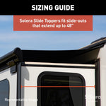 Lippert Awning, Solera  5000 Series, 162 in Slider Length x 48 in Extension, 157 in Fabric Length - V000163300