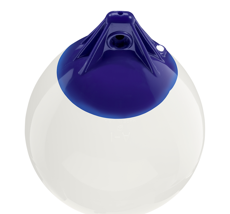 Polyform Mooring Buoy, A-Series, A-1 Model, 11 in Diameter x 15 in Length - 57-462-034