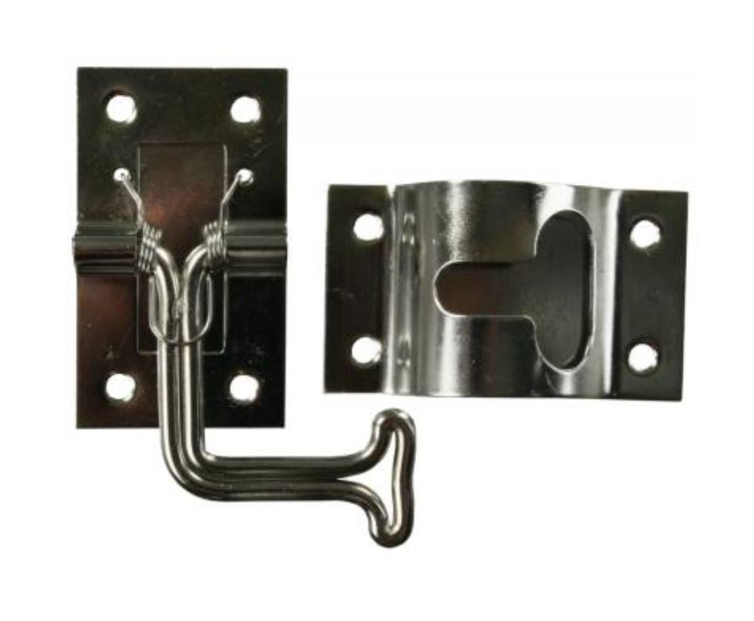 JR Products Door Catch, 90 degree T-Style, Stainless Steel - 11785