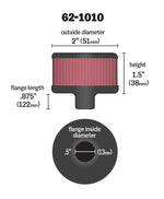 K&N Valve Cover Breathers and Components 62-1010 product image 5