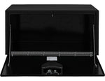 Buyers Products Tool Box, 1 Recessed Drop Door, Black, Steel - 1702105