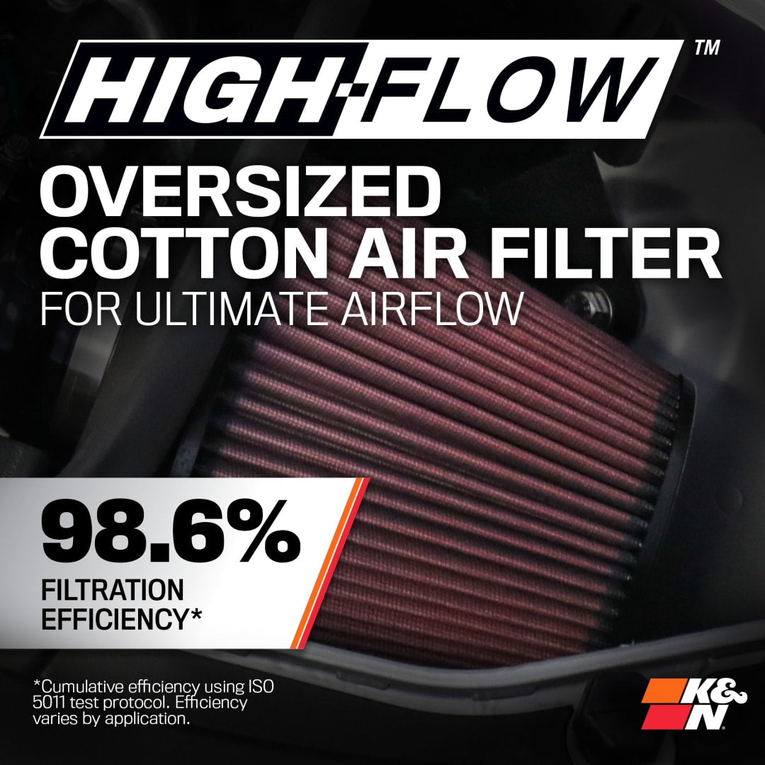 K&N Air Cleaner Assemblies and Air Intake Kits 63-1114 product image 4