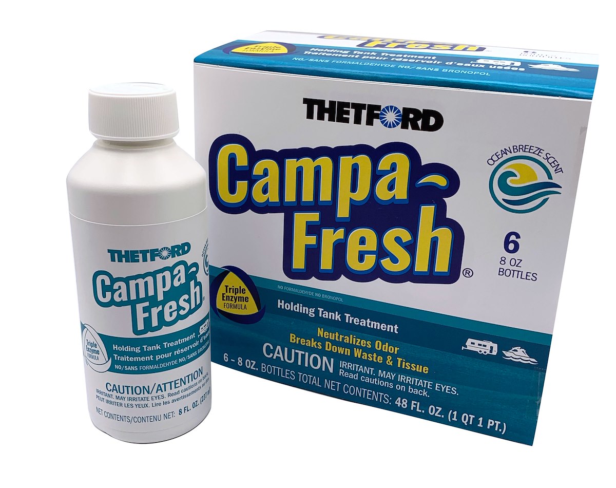 Thetford/ Norcold Waste Holding Tank Treatment, Treats 40 gal Holding Tank, 8 oz Bottle, Package Of 6 Treatments - 51122