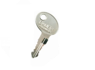 AP Products Key, Replacement Key For Bauer RV 700 Series Door Lock, Key Code 709 - 013-689709