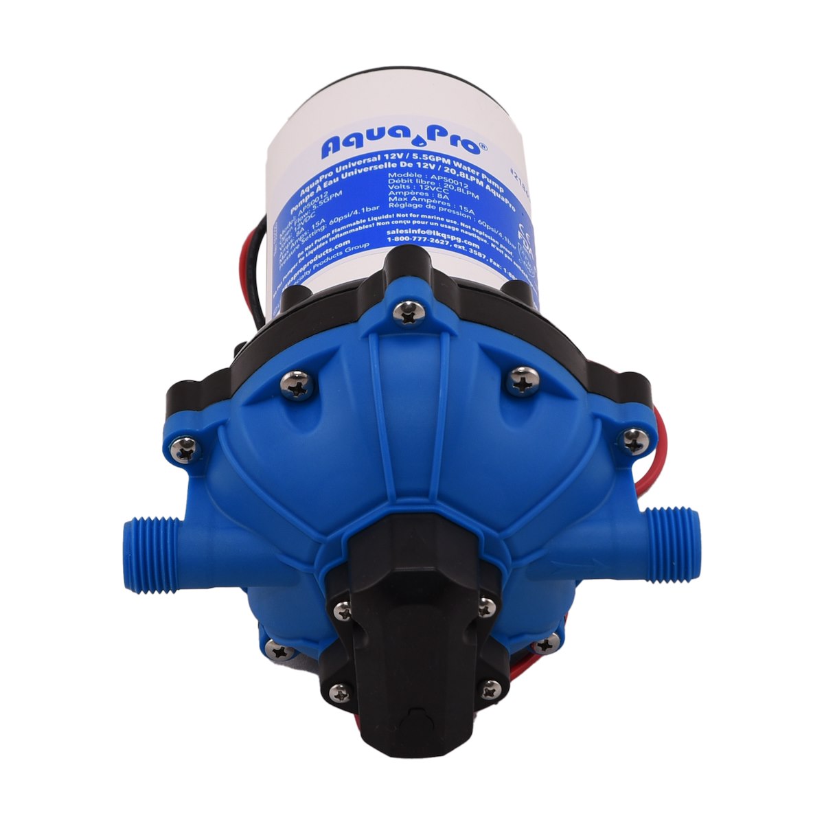 Aqua Pro Fresh Water Pump, AP50012, 5.5 gal Per Minute, Shuts Off At 60 PSI - 21863