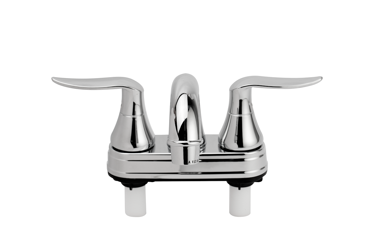 Dura Faucet Faucet, 2 Teapot Handle, Chrome Plated/Plastic - DF-PL620LH-CP