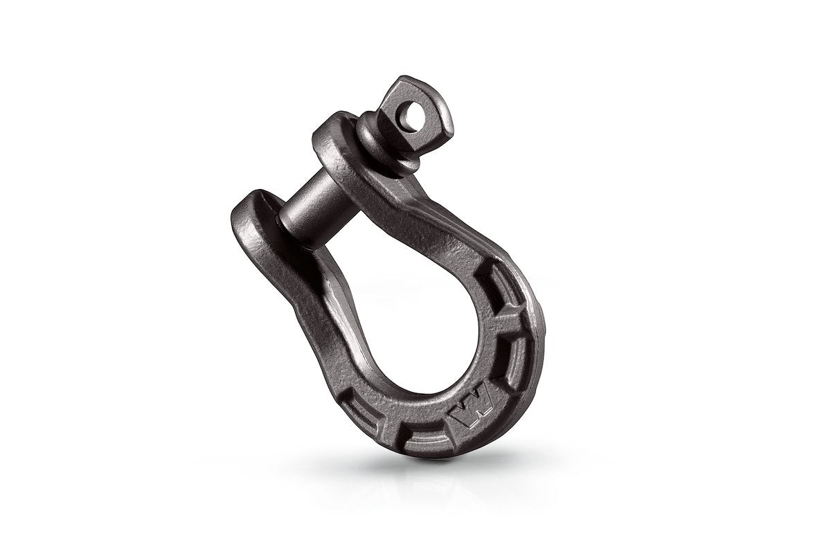 Warn D-Ring, 3/4 in Shackle With 7/8 in Pin, 18000 lb and Under Weight Rating, Forged Steel - 92093