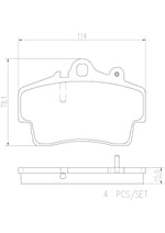 Brembo Brake Pads P65007N product image 4
