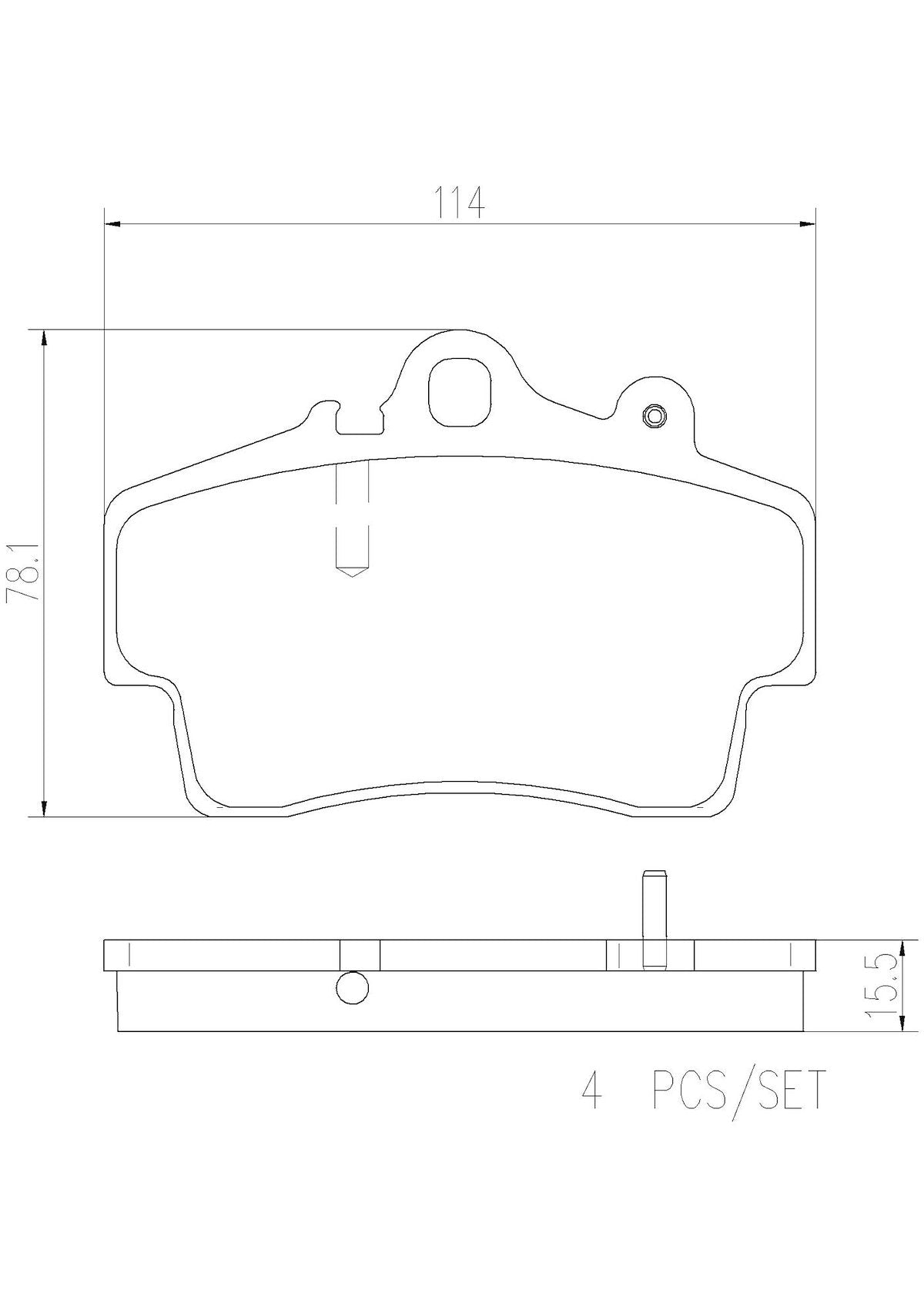 Brembo Brake Pads P65007N product image 4