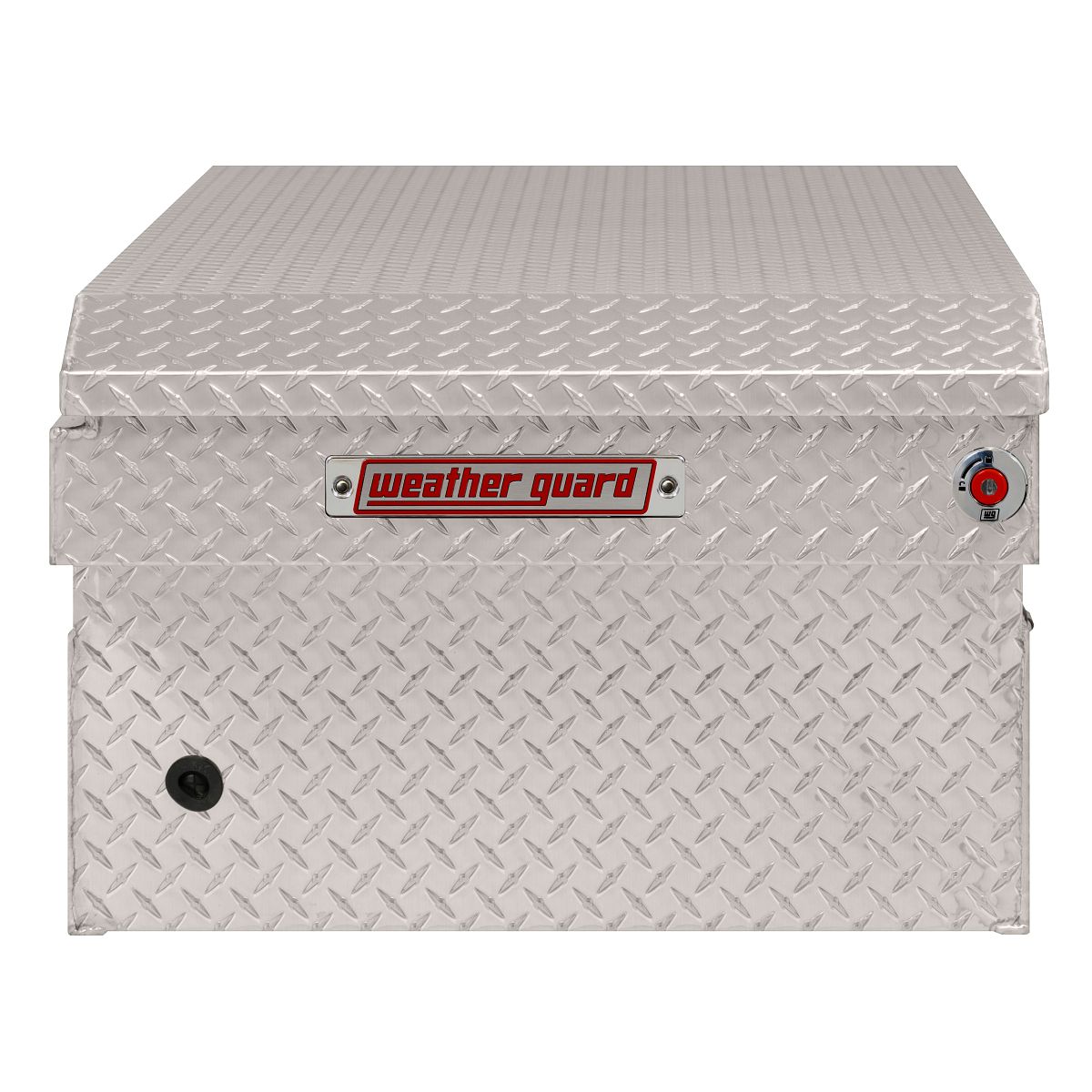 Weather Guard Tool Box, Aluminum, 27-1/2 in Length x 72 in Width x 18-1/2 in Height, 15.5 Cubic ft Capacity - 117-0-04