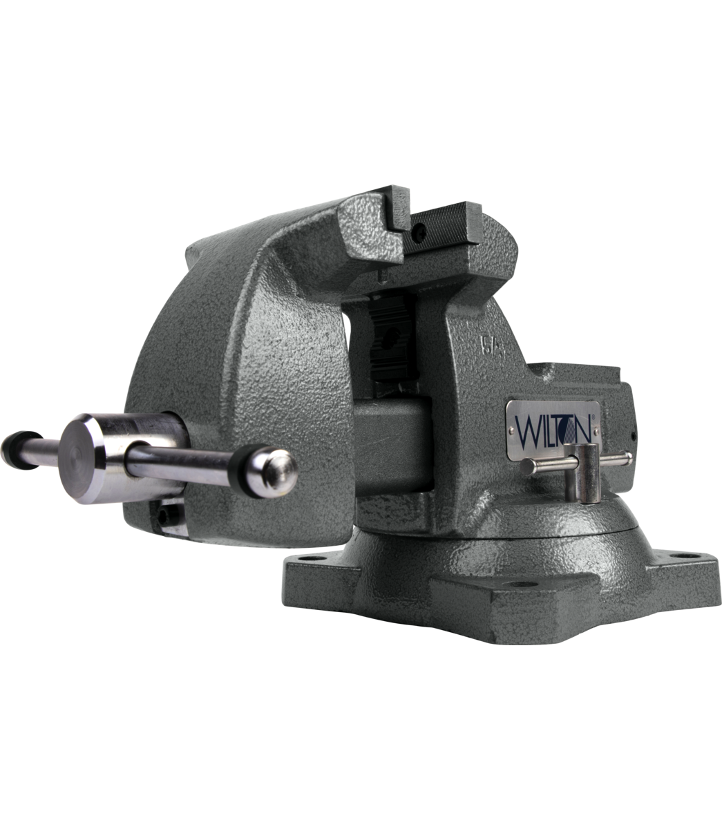 Wilton Tools JPW Industries Vise, 5-1/4 in Jaw Opening, 5 in Jaw Width, 3-3/4 in Throat Depth - 21400