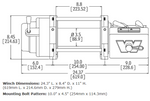 Warn Winch, M12-S, 12 V Electric, 12000 lb Line Pull Capacity - 97720