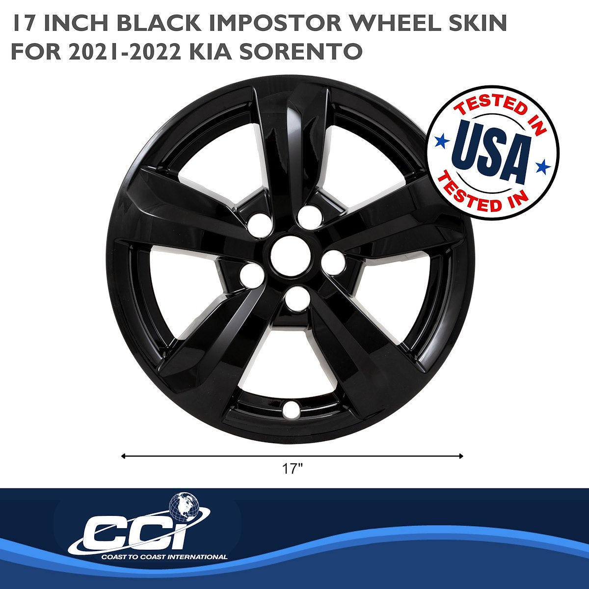 Coast2Coast Wheel Skins & Styled Wheel Covers IMP475BLK product image 3