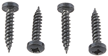 AP Products Screw, #8 x 1 in Length, Black, Pack Of 50 - 012-PSQ50BL 8 X 1