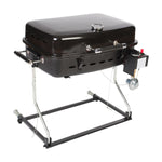 Faulkner Barbeque Grill, 12000 BTU, 21.8 in Height x 23.6 in Width x 17.1 in Depth On Ground, Black - 51322