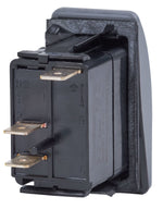 Blue Sea Multi Purpose Switch, 20 amp At 12 V/15 amp At 24 V, Red LED, Black - 7929-BSS