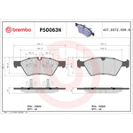 Brembo Brake Pads P50063N product image 5
