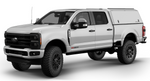 SmartCap Truck Cap, Commercial White Automotive Finish, Stainless Steel - EC0336-WN