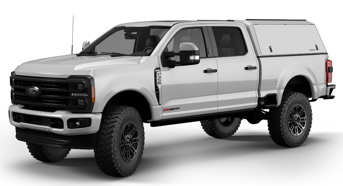 SmartCap Truck Cap, Commercial White Automotive Finish, Stainless Steel - EC0336-WN