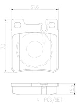 Brembo Brake Pads P50017N product image 4