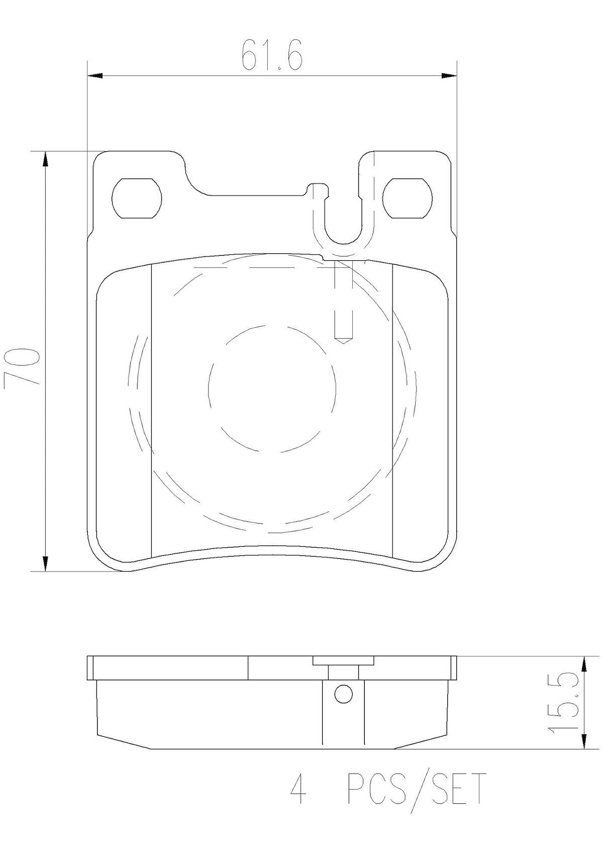 Brembo Brake Pads P50017N product image 4