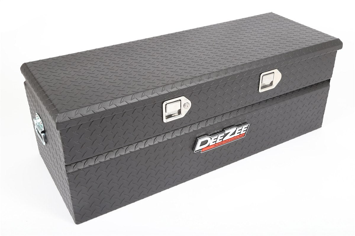 Dee Zee Tool Box, Red Label, Black Textured Powder Coated Aluminum, 46.5 in Length x 19 in Width x 16 in Height - DZ8546TB