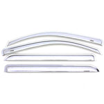 Auto Ventshade Rainguard, Chrome, Set Of 4 - 684975