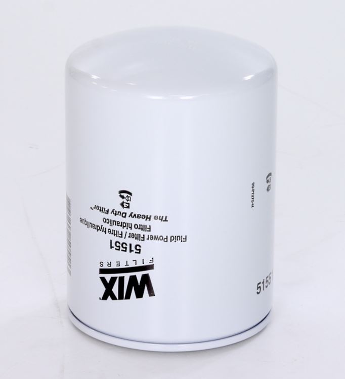 WIX Filters Hydraulic Fluid Filter, Spin-On Style, 5.209 in Height x 3.663 in Outside Diameter Top, 440 PSI Burst Pressure - 51551