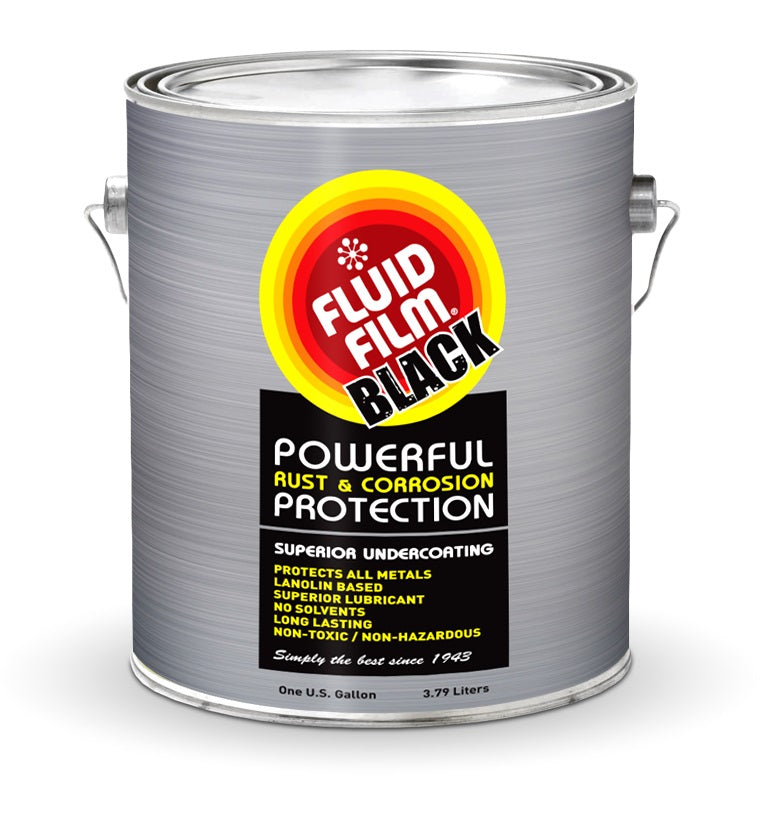 Fluid Film Rust And Corrosion Inhibitor, 1 gal Can, Black - CNASB
