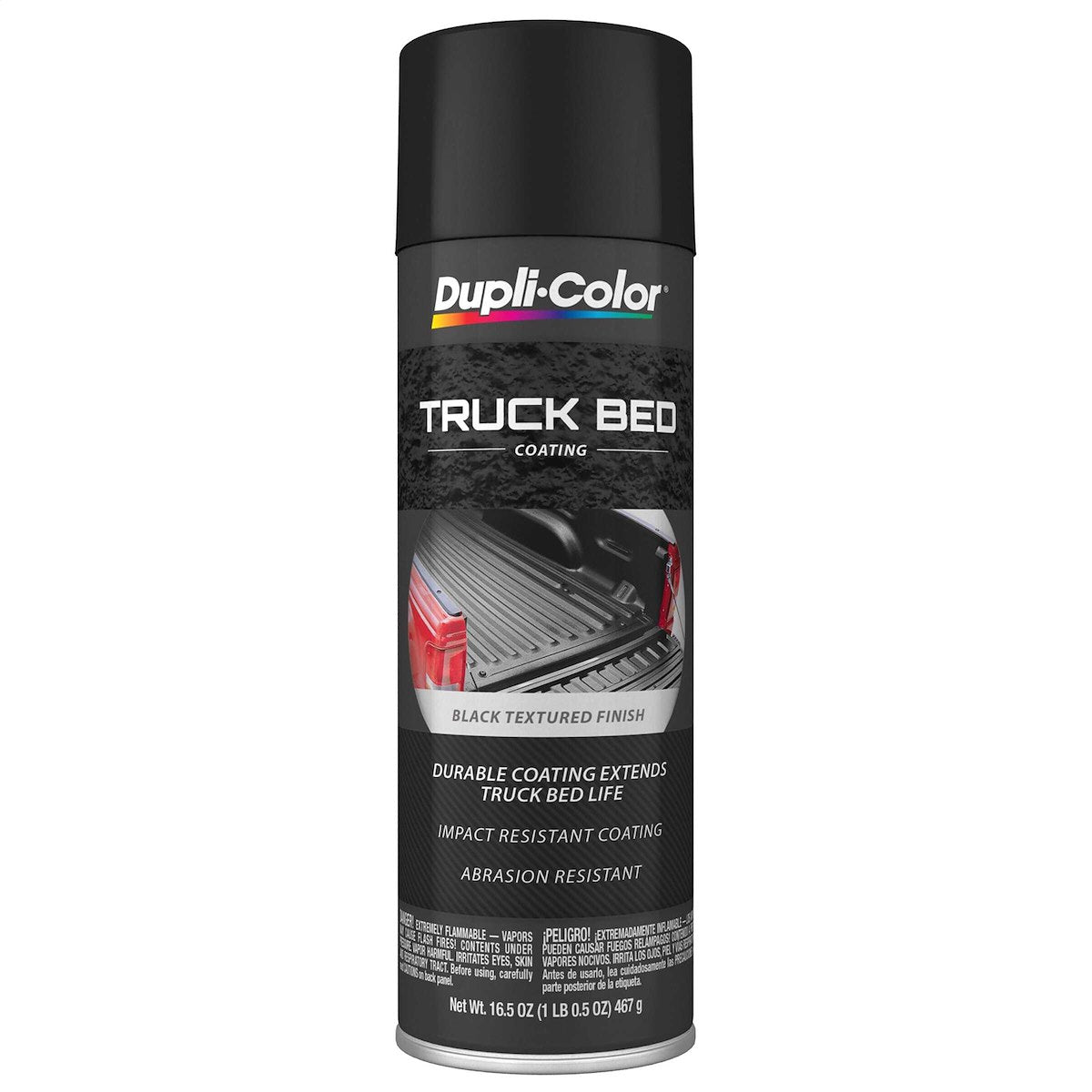 VHT/ Duplicolor Bed Liner, Covers 25 Square ft Area, Black, 16.5 Aerosol Can - TR250