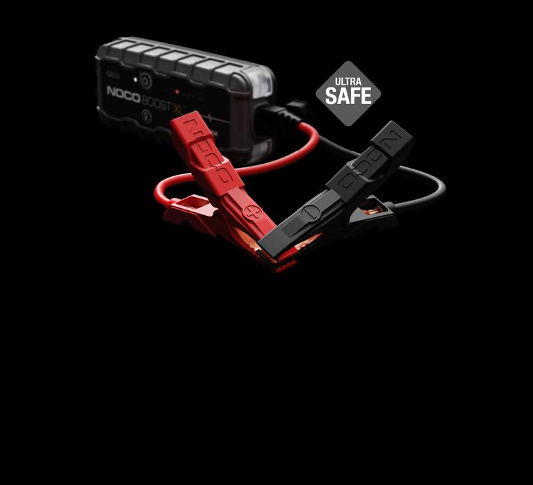 NOCO Battery Jump Starter, 35 Watt Hours Capacity Lithium-Ion Battery, 1500 Peak amp, Up To 30 Jump Starts Per Charge - GB50