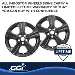 Coast2Coast Wheel Skins & Styled Wheel Covers IWCIMP371BLK product image 3