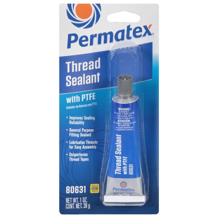 Permatex Thread Sealant, 1 oz Tube, Pack of 12 - 80631