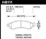 Hawk Performance Disc Brake Pads HB111N.610 product image 2