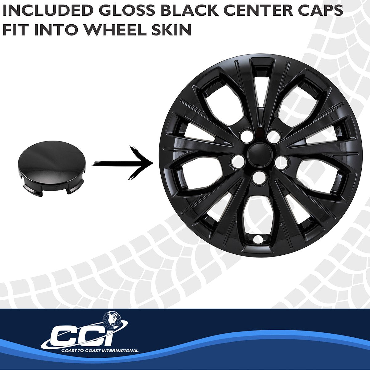 Coast2Coast Wheel Skins & Styled Wheel Covers IMP526BLK product image 4