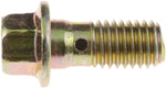 Help! By Dorman Banjo Bolt, M10-1.50 Thread Size x 23 Millimeter Length, Gold-Plated Steel - 13940