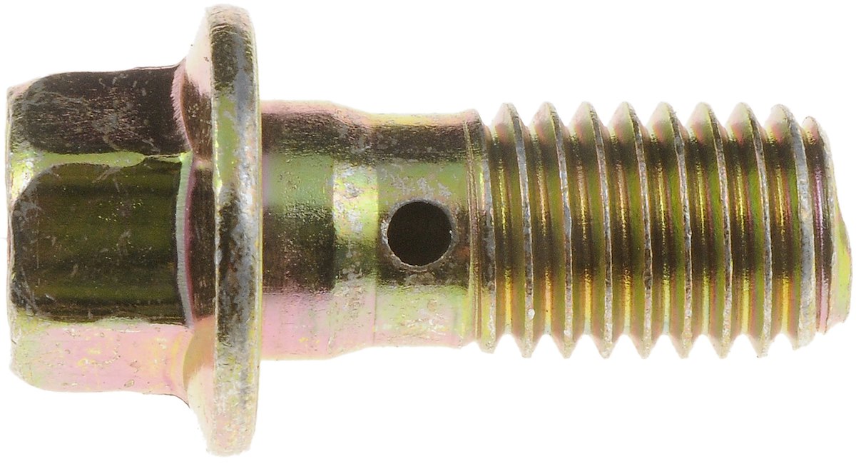 Help! By Dorman Banjo Bolt, M10-1.50 Thread Size x 23 Millimeter Length, Gold-Plated Steel - 13940
