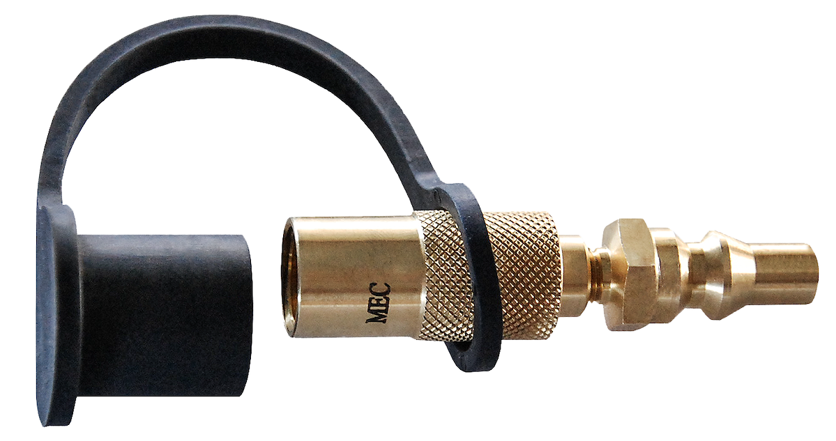 Marshall Excelsior Propane Adapter Fitting, Propane Adapter Fits Blackstone 17 and 22 in Tabletop Grills, Brass - ME499P