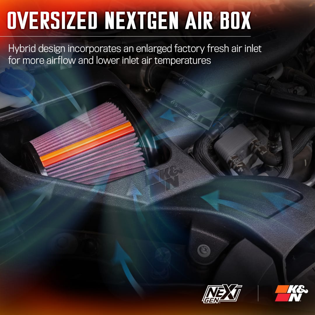 K&N Air Cleaner Assemblies and Air Intake Kits 50-2628 product image 9